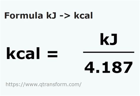 1 kj to kcal.